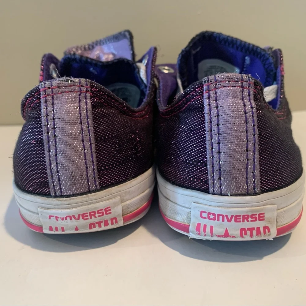 Converse All Stars Low Top Sparkle Shoes Size‎ 5.5